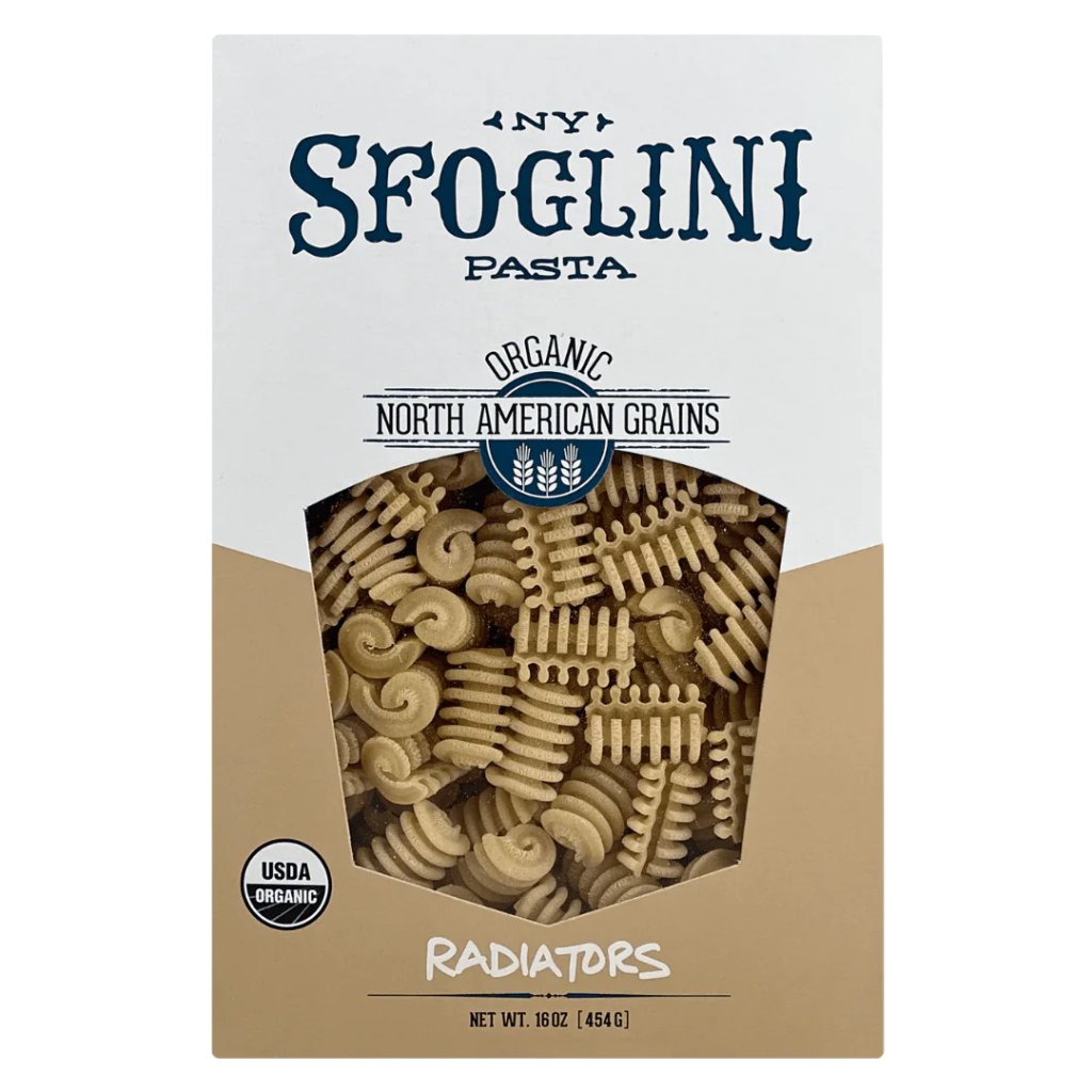 A box of Sfoglini Pasta 