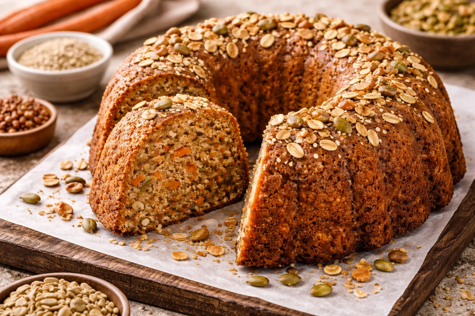 Spiced Carrot Breakfast Cake